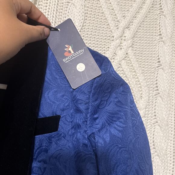 NWT Boys Blue Vest And Tuxedo – Size 10 - Picture 5 of 9